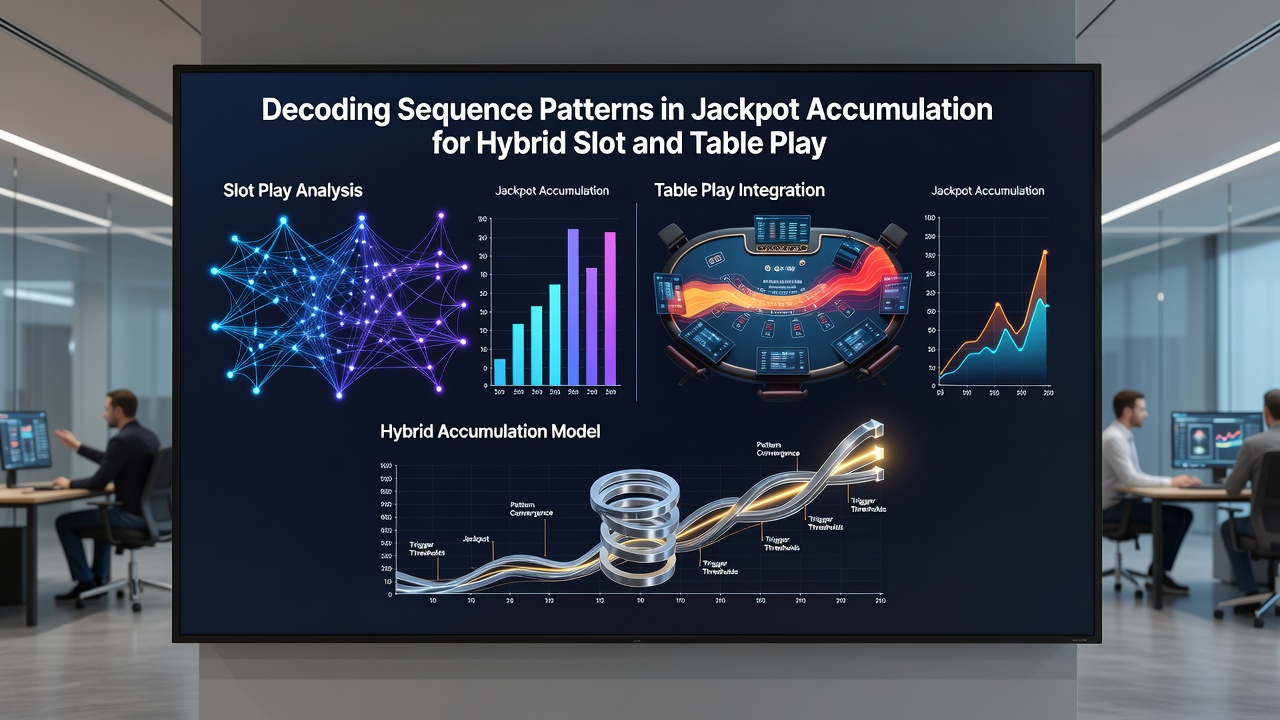Chart illustrating hybrid play sequences and their impact on progressive jackpot meters